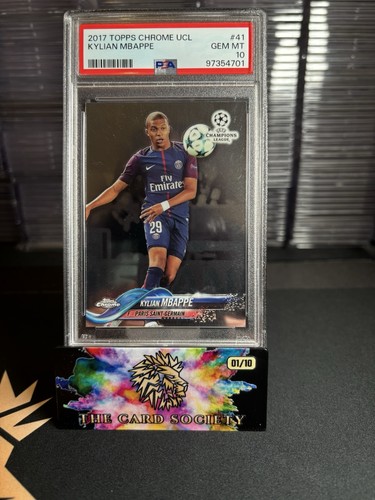 Kylian Mbappé 2017 Topps Chrome