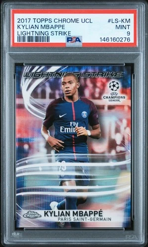 Kylian Mbappé 2017 Topps Chrome Champions League