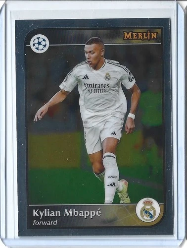 Kylian Mbappé 2025 Topps Chrome Champions League Merlin Collection