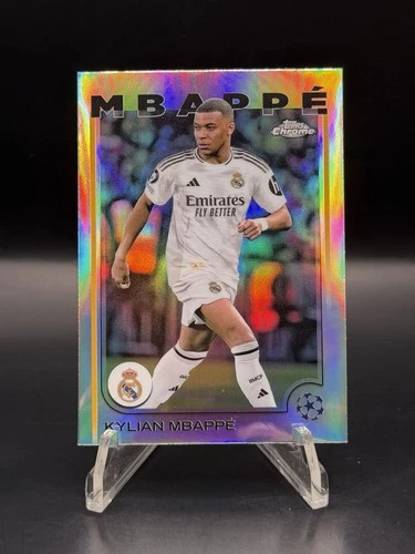Kylian Mbappé 2025 Topps Chrome Champions League Refractor