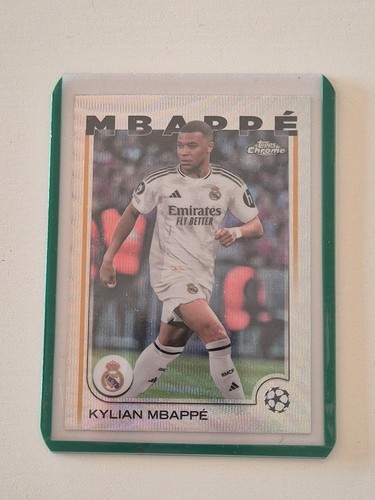 Kylian Mbappé 2025 Topps Chrome Glitter