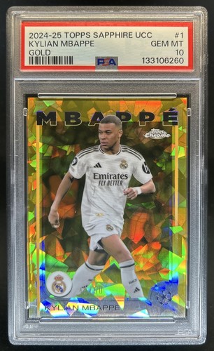 Kylian Mbappé 2024 Topps Chrome Gold /50