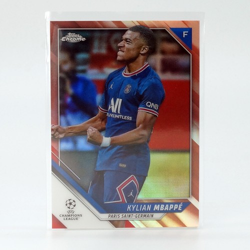 Kylian Mbappé 2021 Topps Chrome Gold Pink Refractor /125