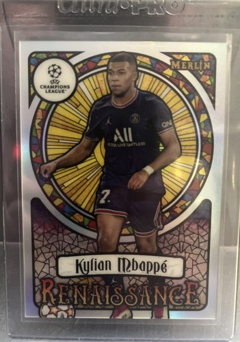 Kylian Mbappé 2021 Topps Chrome Merlin Champions League