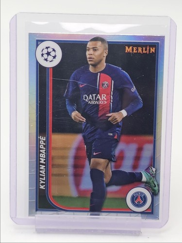 Kylian Mbappé 2023 Topps Chrome Merlin Refractor