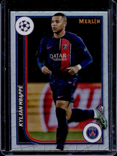 Kylian Mbappé 2023 Topps Chrome Merlin Rifrattore