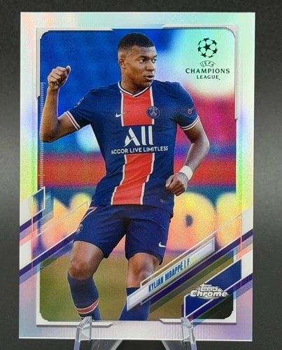 Kylian Mbappé 2020 Topps Chrome Refractor