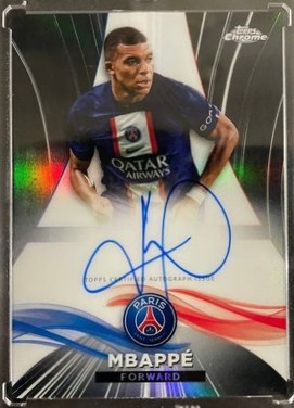 Kylian Mbappe 2021 Topps Chrome Refractor /25