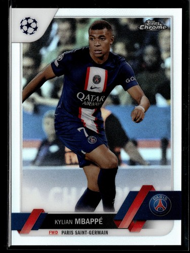 Kylian Mbappé 2022 Topps Chrome Refractor