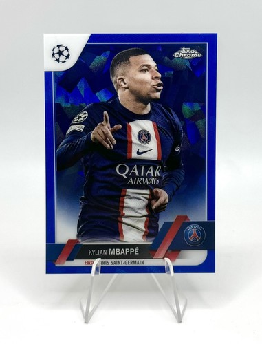 Kylian Mbappé 2023 Topps Chrome Sapphire