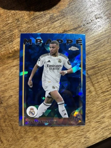Kylian Mbappé 2024 Topps Chrome Sapphire Edition