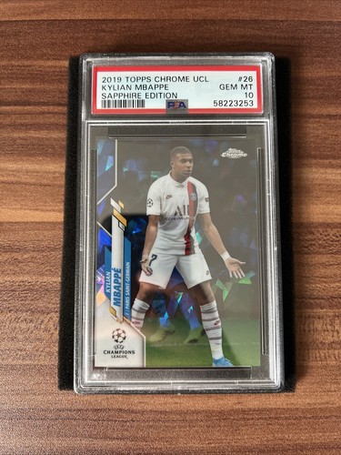 Kylian Mbappé 2019 Topps Chrome Sapphire Edition