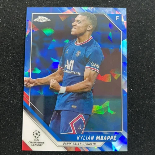 Kylian Mbappé 2021 Topps Chrome Sapphire Edition
