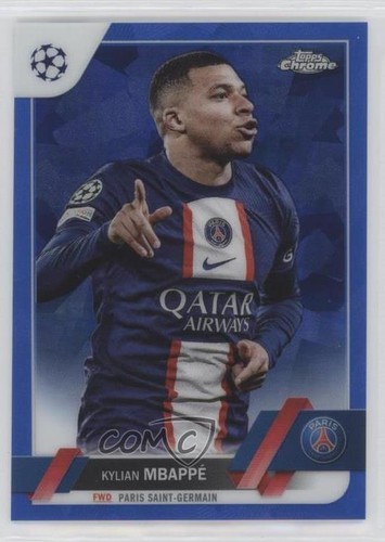 Kylian Mbappé 2023 Topps Chrome Sapphire Edition /99