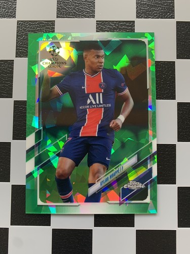Kylian Mbappé 2020 Topps Chrome Sapphire Green /75
