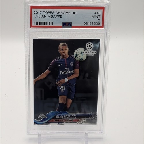 Kylian Mbappé 2017 Topps Chrome UCL