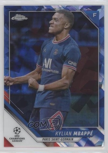 Kylian Mbappé 2021 Topps Chrome UCL Sapphire Edition /1