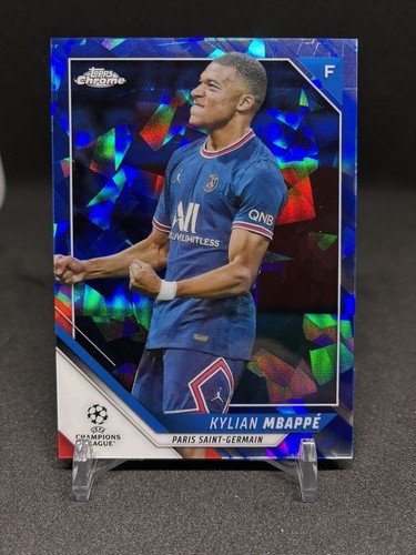Kylian Mbappé 2021 Topps Chrome UCL Sapphire Edition