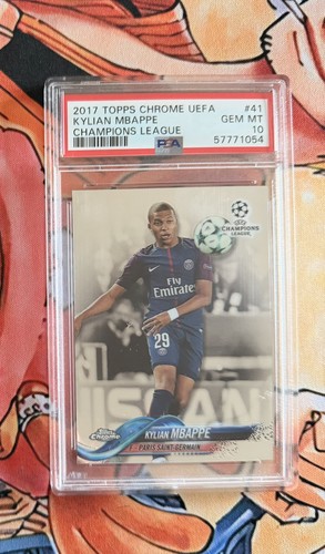Kylian Mbappé 2017 Topps Chrome UEFA Champions League