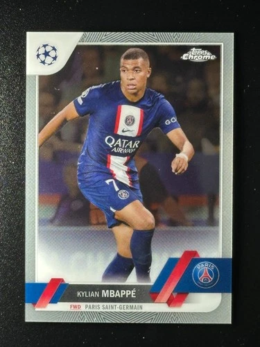 Kylian Mbappé 2022 Topps Chrome UEFA Club Competitions