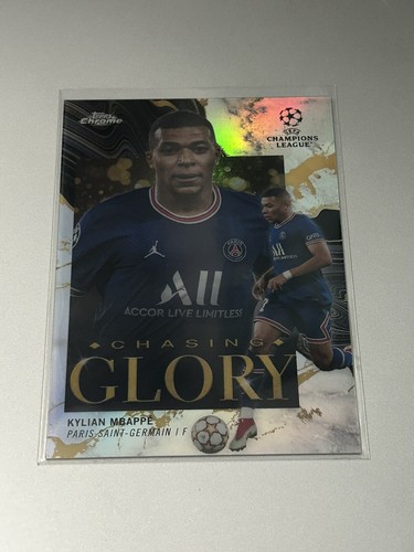 Kylian Mbappé 2022 Topps Cromo Persiguiendo la Gloria CG-15