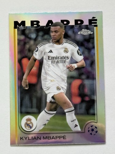 Kylian Mbappé 2024 Topps Cromo Refractor