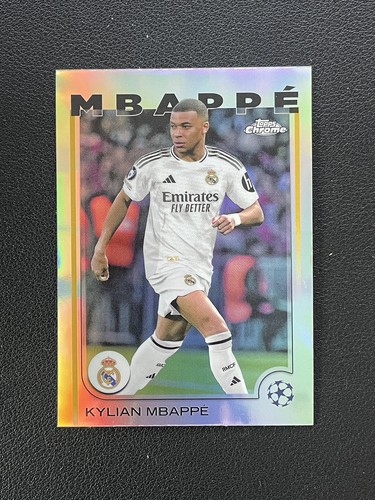 Kylian Mbappé 2024 Topps Cromo Rifrattore Rifrattore