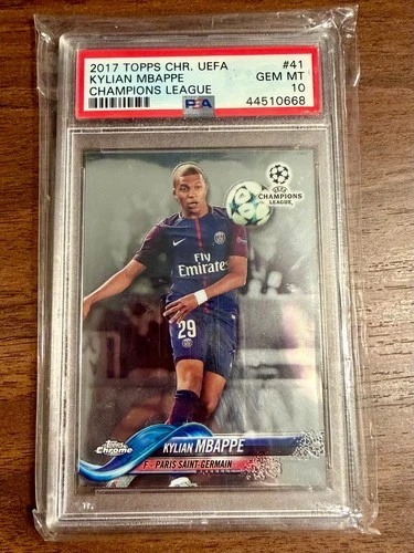 Kylian Mbappé 2017 Topps Cromo UCL