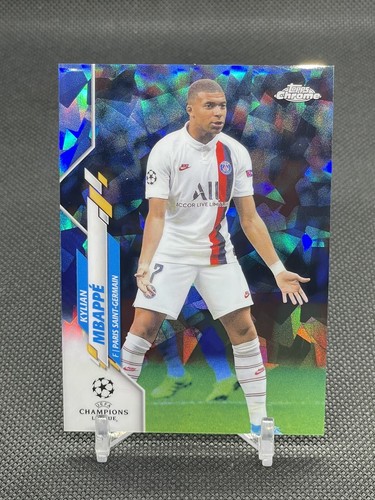 Kylian Mbappé 2019 Topps Cromo UCL Zafiro Refractor
