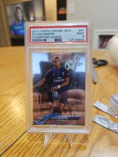 Kylian Mbappé 2017 Topps Cromo UEFA Champions League