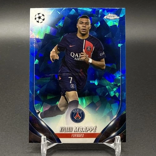Kylian Mbappé 2023 Topps Cromo UEFA Club Competiciones Sapphire Edition
