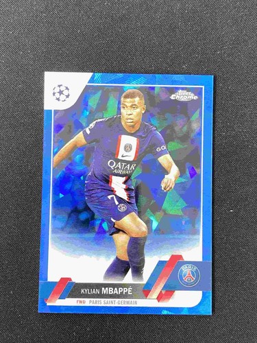 Kylian Mbappé 2023 Topps Cromo Zafiro Sapphire