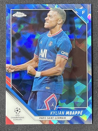 Kylian Mbappé 2021 Topps Cromo Zafiro Sapphire