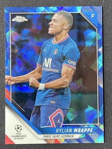 Kylian Mbappé 2021 Topps Cromo Zafiro Sapphire