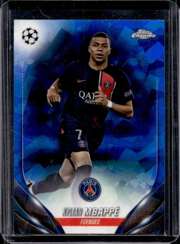 Kylian Mbappé 2023 Topps Cromo Zafiro UEFA Sapphire