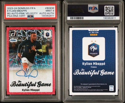 Kylian Mbappé 2023 Panini Donruss Pink