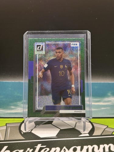 Kylian Mbappé 2022 Panini Donruss Prizm Green