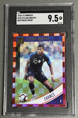 Kylian Mbappé 2018 Panini Donruss Red