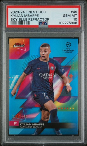 Kylian Mbappé 2023 Topps Finest /275