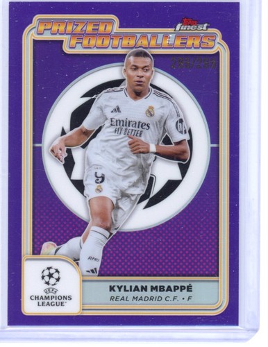 Kylian Mbappé 2024 Topps Finest /299