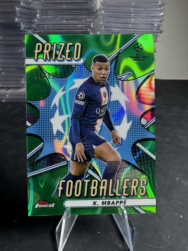 Kylian Mbappé 2022 Topps Finest Green Lava /99