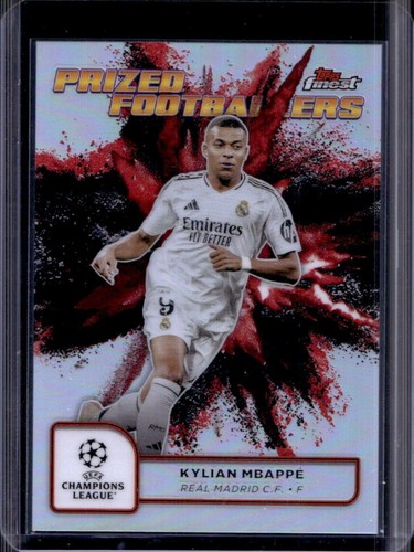 Kylian Mbappé 2024 Panini Finest Nero/Rosso Rifrattore