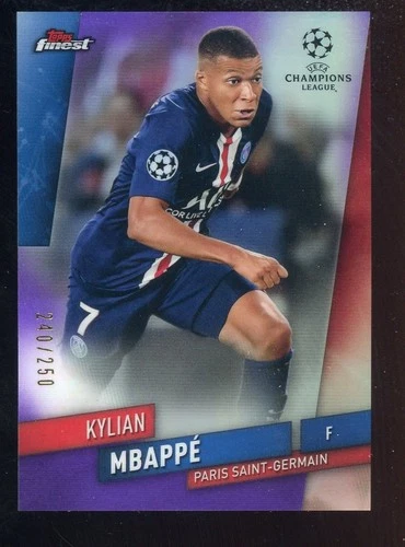 Kylian Mbappé 2019 Topps Finest Purple Refractor /250