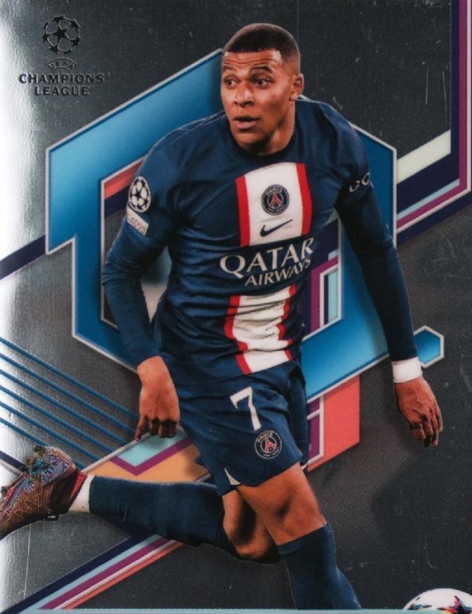 Kylian Mbappé 2022 Topps Finest UEFA 1