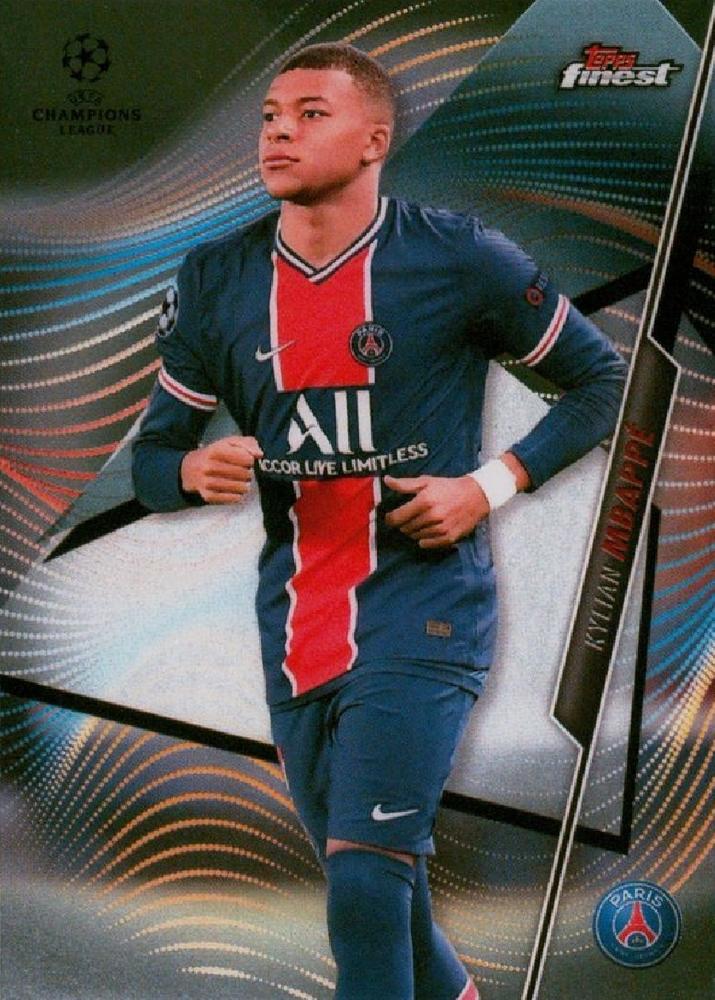 Kylian Mbappé 2020 Topps Finest UEFA 52