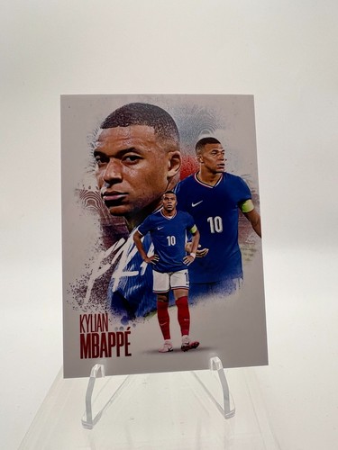 Kylian Mbappé 2025 Futera FX Red Foil 3/3
