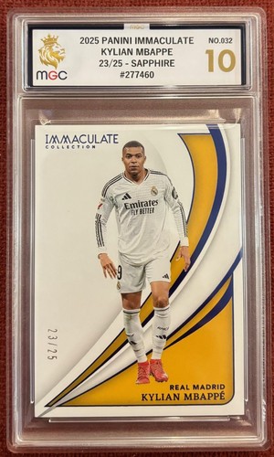 Kylian Mbappé 2024 Panini Immaculé Sapphire /25