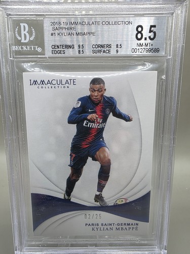 Kylian Mbappé 2018 Panini Immaculate Sapphire /25