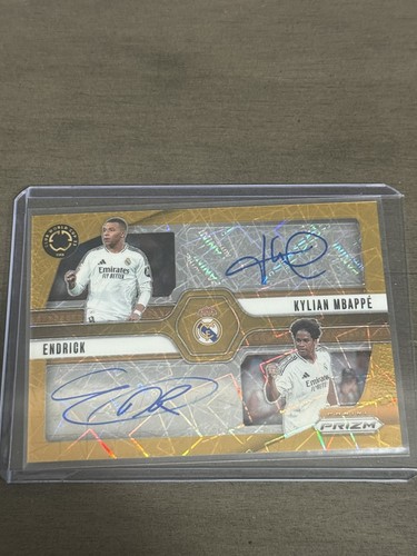 Kylian Mbappé / Jude Endrick 2025 Panini Prizm Gold Reflector /5