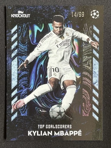 Kylian Mbappé 2025 Topps Knockout Blue /99